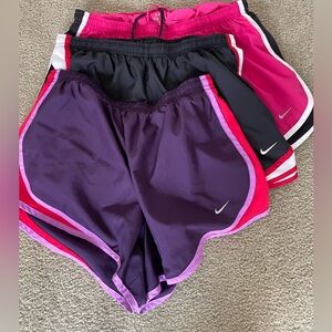 Nike Tempo Women's Dri-FIT Mid-Rise Brief-Lined Running Shorts Bundle of 3
